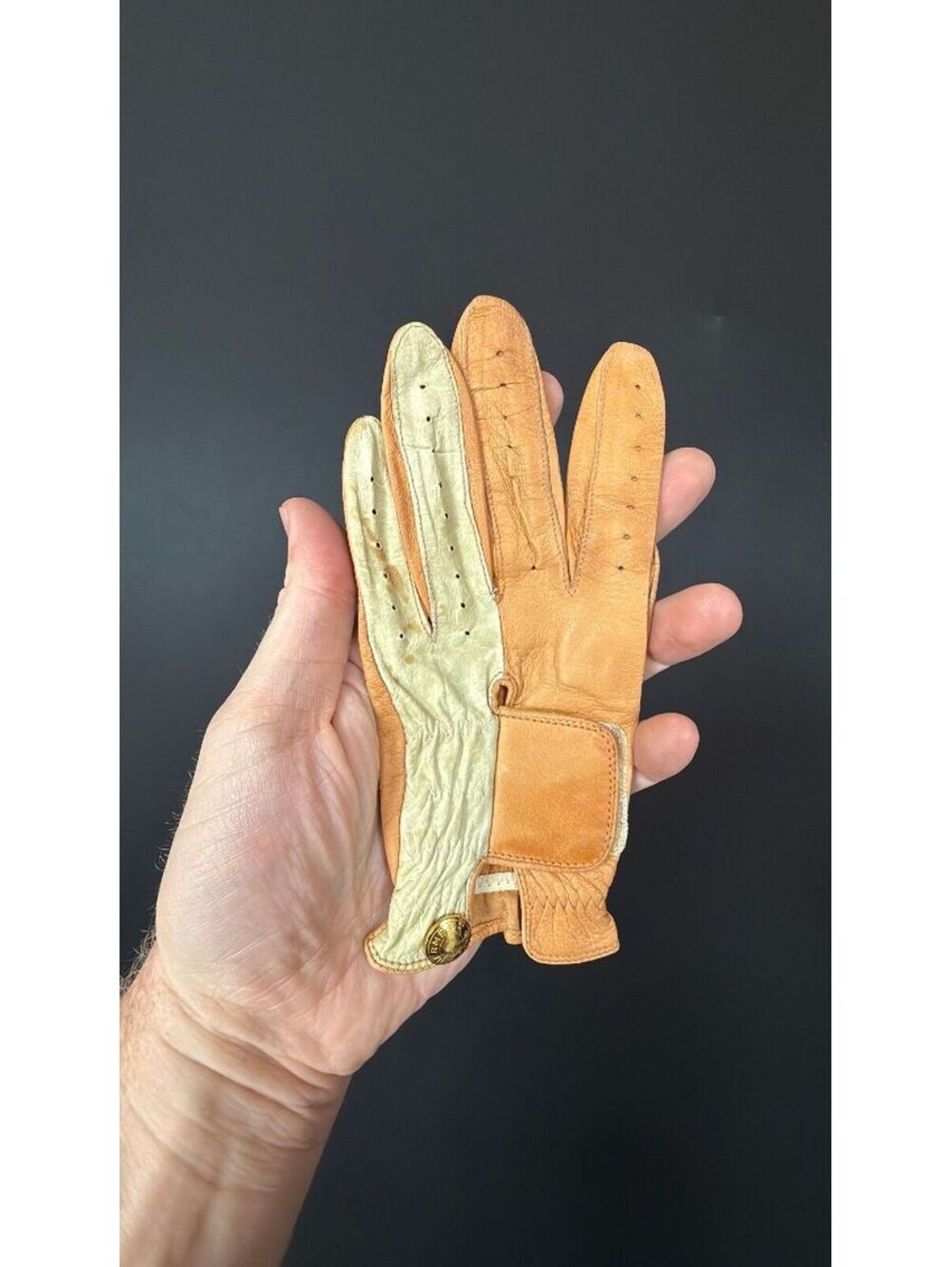 Hermes Leather Golfing Glove Size 6